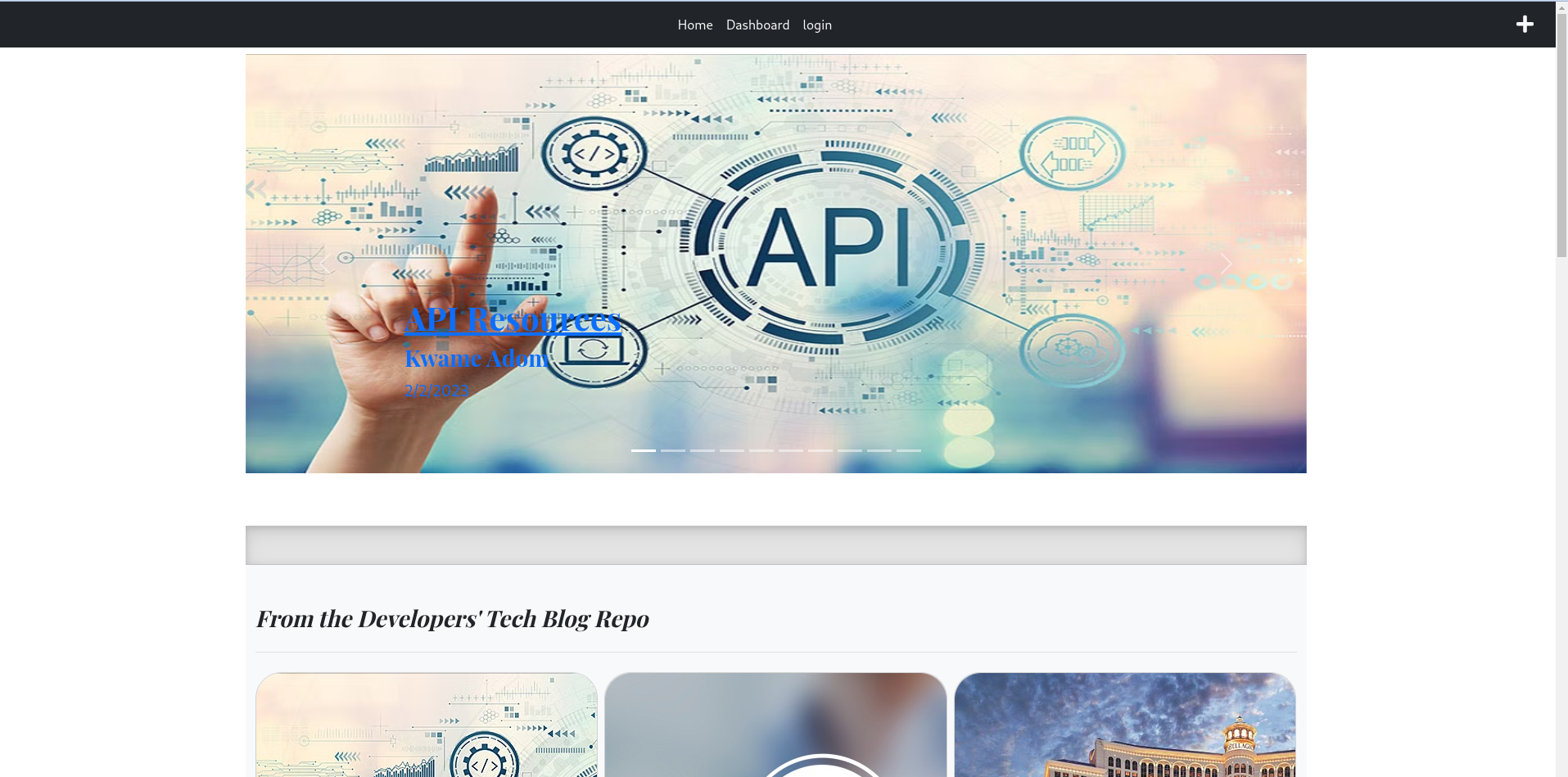 A Blog on Tech Blog